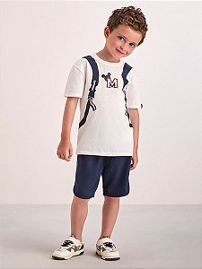 Conjunto Infantil Mickey Mochila Youcci