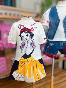 Conjunto Infantil Corpo Branca De Neve Anime