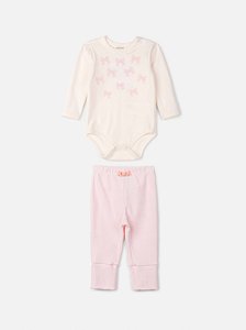 Conjunto Laços Rosa Anime