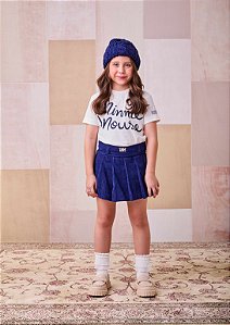 Blusa Infantil Minnie Flores Anime