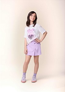 T Shirt Ursinho Gelatina Teen Perola