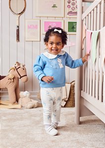 Conjunto Bebe Marie Azul Denin Momi