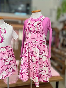 Salopete Infantil Lacos Rosa Momi
