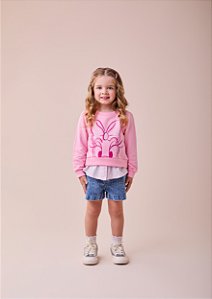 Blusa Infant Daisy Com Barra Camisa Momi