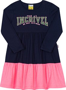 Vestido Infantil Incrível