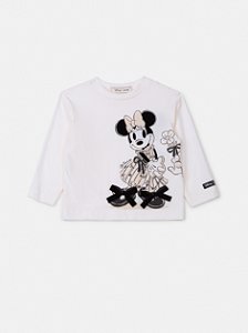 Blusa Infantil Manga Longa Mickey Minnie Anime