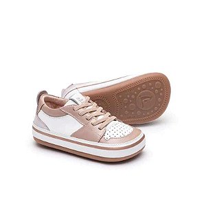 Tenis Bebe White Pink Dream Lavander Tip Toye Joye