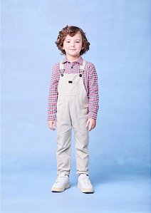 Camisa Infantil Xadrez Com Vermelho Youccie
