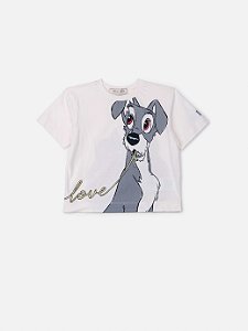 Blusa Infantil Dama E O Vagabundo Anime