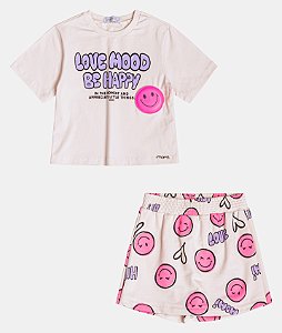 Conjunto Infantil Mood Be Happpy Momi