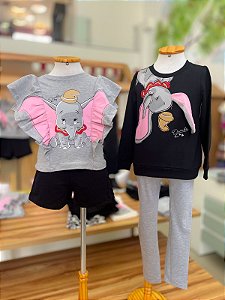 Conjunto Infantilo Dumbo Com Legging Momi