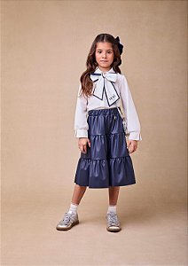Camisa Infantil Com Lenco Anime