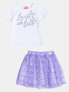 Conjunto Infantil Las Vie Lavanda Momi