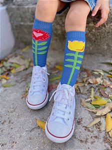 Meia Infantil Jardim Secreto Cantarola