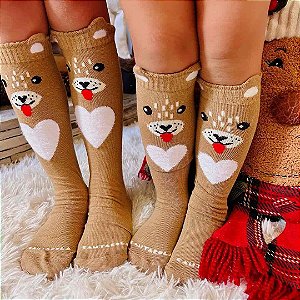 Meia Urso Carinhoso Toffee Cantarola
