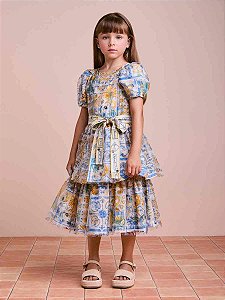 Vestido Infantil Kids Eaxn Anime