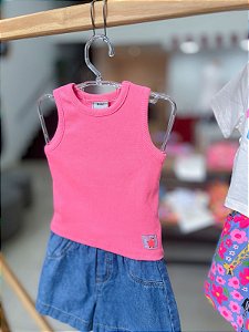 Regata Infantil Essential Rosa Bimbi