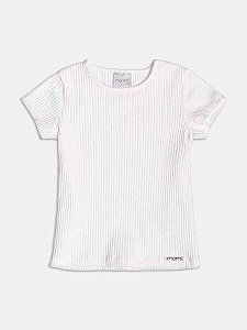 Blusa Infantil Canelada Off White I Am