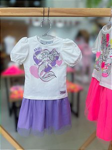 Conjunto Infantil Ariel Lavanda Bimbi