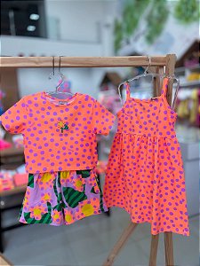 Vestido Infantil Poa Compose Bimbi