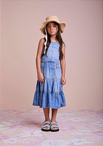 Conjunto Infantil Jeans Abelhinhas Anime