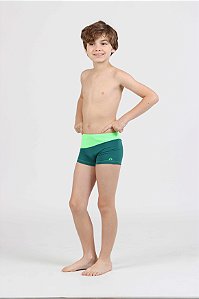 Sunga Infantil Gabriel Bicolor Verde Siri