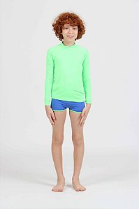 Blusa Protecao Infantil Uv Verde Siri Kids