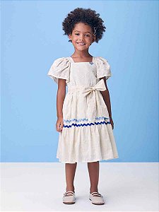 Vestido De Laise Infantil Sianinha Momi