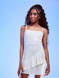 Vestido Paete Branco I Am