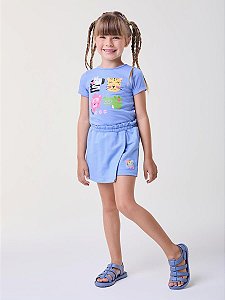 Conjunto Infantil Azul Animais Bimbi