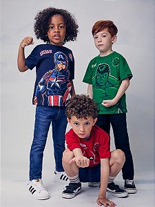 Camiseta Infantil Licenciada Hulk Verde Youccie