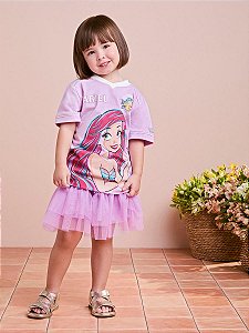 Saia Infantil Tutu Lavanda Anime