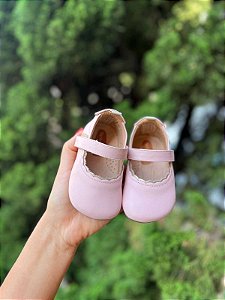 Sapatilha Boneca Infantil Rosa Tip Toye Joye