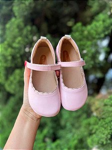 Sapatilha Boneca Infantil Rosa Claro Tip Toye Joye
