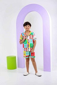 Pijama Americano Infantil Bob Sponja