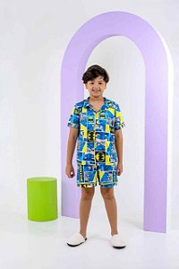 Pijama Americano Infantil Batman