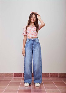 Calça Wide Denim Jeans I Am