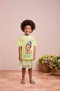 Blusa Infantil Tiana A Princesa E O Sapo Anime