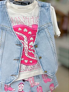 Blusa Infantil Country Anime