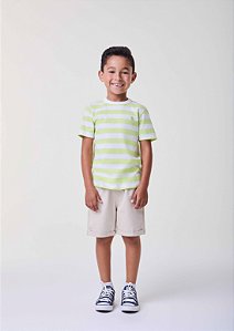 Conjunto Infantil Listras Verde Bimbi