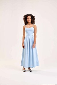 Vestido Longo Azul Eliana Bobbyluu