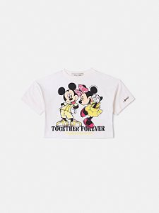 Blusa Infantil Mickey E Minnie Together Anime