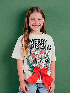 Tshirt Infantil Guirlanda Mickey E Amigos Anime
