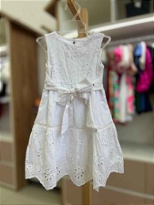 Vestido Infantil Laise Com Laco