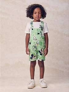 Jardineira Infantil Mickey Beach Vibe Youccie