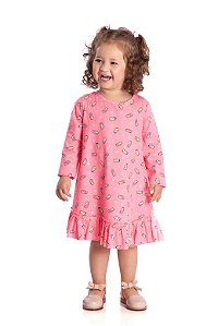Vestido Infantil Marshimellow Jaca Lele
