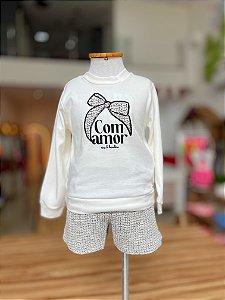 Conjunto Infantil Com Amor Jaca Lele