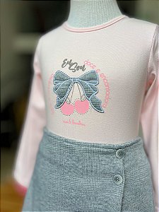 Conjunto Infantil Forte E Corajosa Nini E Bambine