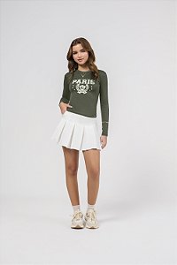 Saia France Com Shorts Branca Bobbyluu