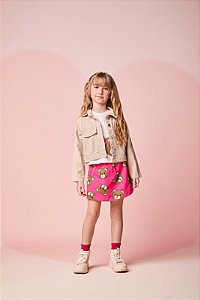 Jaqueta Infantil Com Recortes Vanilla Momi